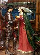 John William Waterhouse Tristram and Isolde (mk41) oil painting artist